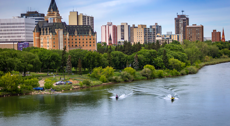 Kanada Saskatchewan Saskatoon Fluss Foto Tourism Saskatoon Greg Huszar